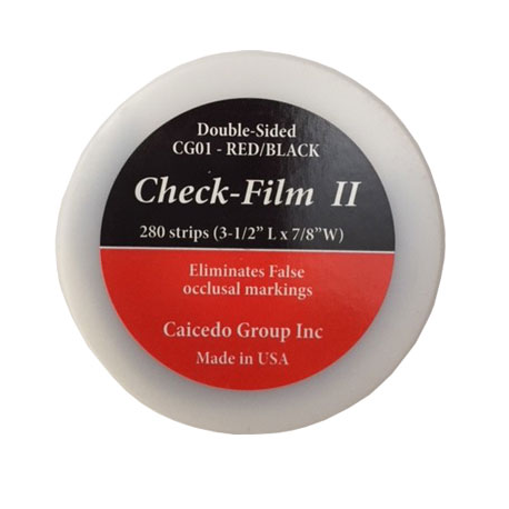 Check-Film II (articulating paper) Double-Sided Red/Black, 280 Strips